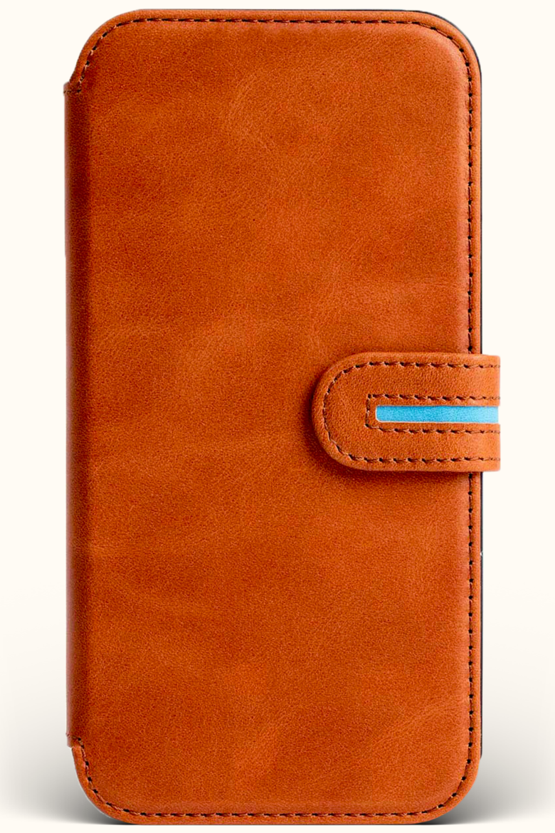The Executive Leather iPhone 17 Pro Max Folio Case, Main, color, Tuscan Tan