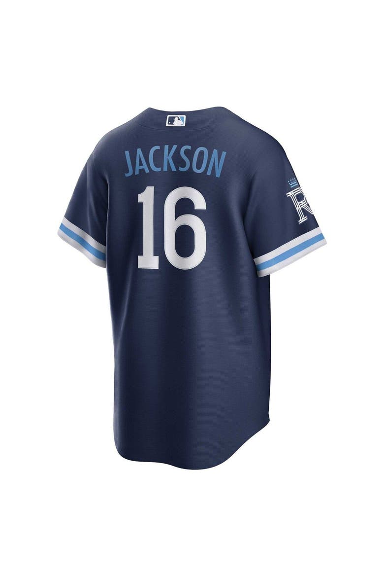 Men's Nike Bo Jackson Navy Kansas City Royals City Connect Replica Player Jersey, Alternate, color, Navy