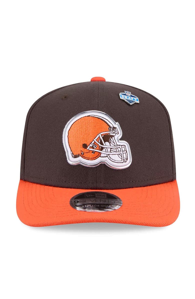 New Era Men's New Era  Brown/Orange Cleveland Browns 2026 NFL Draft 9SEVENTY Adjustable Hat, Alternate, color, Brown