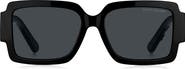 Marc Jacobs 55mm Gradient Rectangular Sunglasses