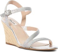 Dune London Kaias Espadrille Ankle Strap Wedge Sandal