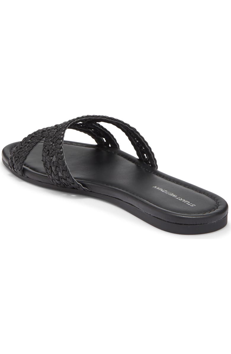 Stuart Weitzman Briar Slide Sandal, Alternate, color, Black