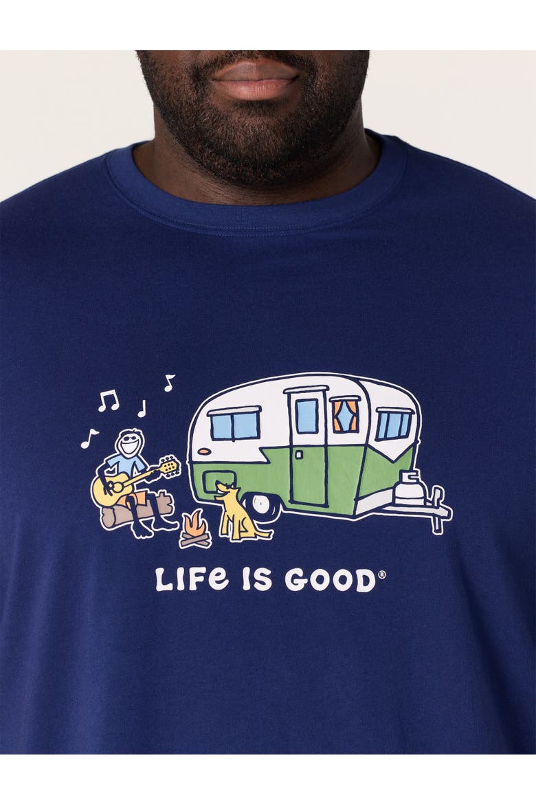 Big & Tall Jake and Rocket Camper Music Graphic Tee, Alternate, color, NAVY