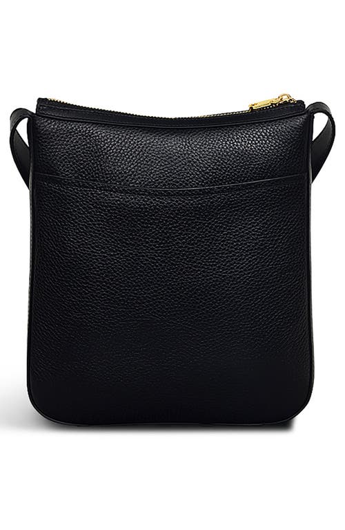 Radley Longford Lane Slim Leather Crossbody Bag In Black