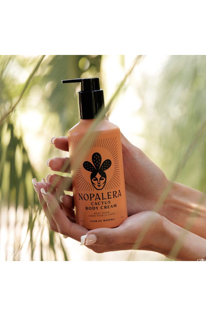 Nopalera Cactus Body Cream, Flor de Madera, Alternate, color, Orange