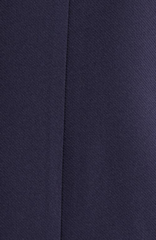 Tahari Asl One-button Twill Jacket In Navy