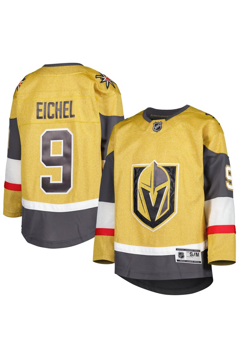 Youth Jack Eichel Gold Vegas Golden Knights Home Premier Player Jersey, Main, color, Gold