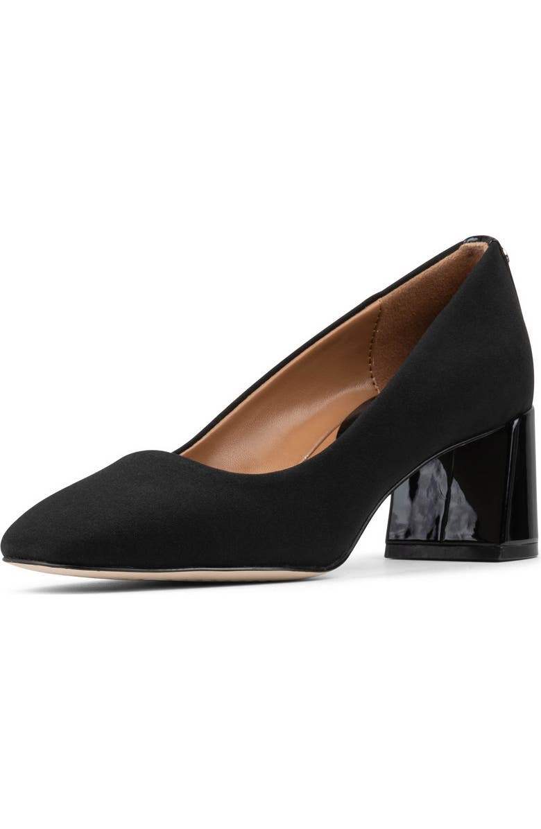 Donald Pliner Goodwyn Block Heel Pump, Main, color, Black