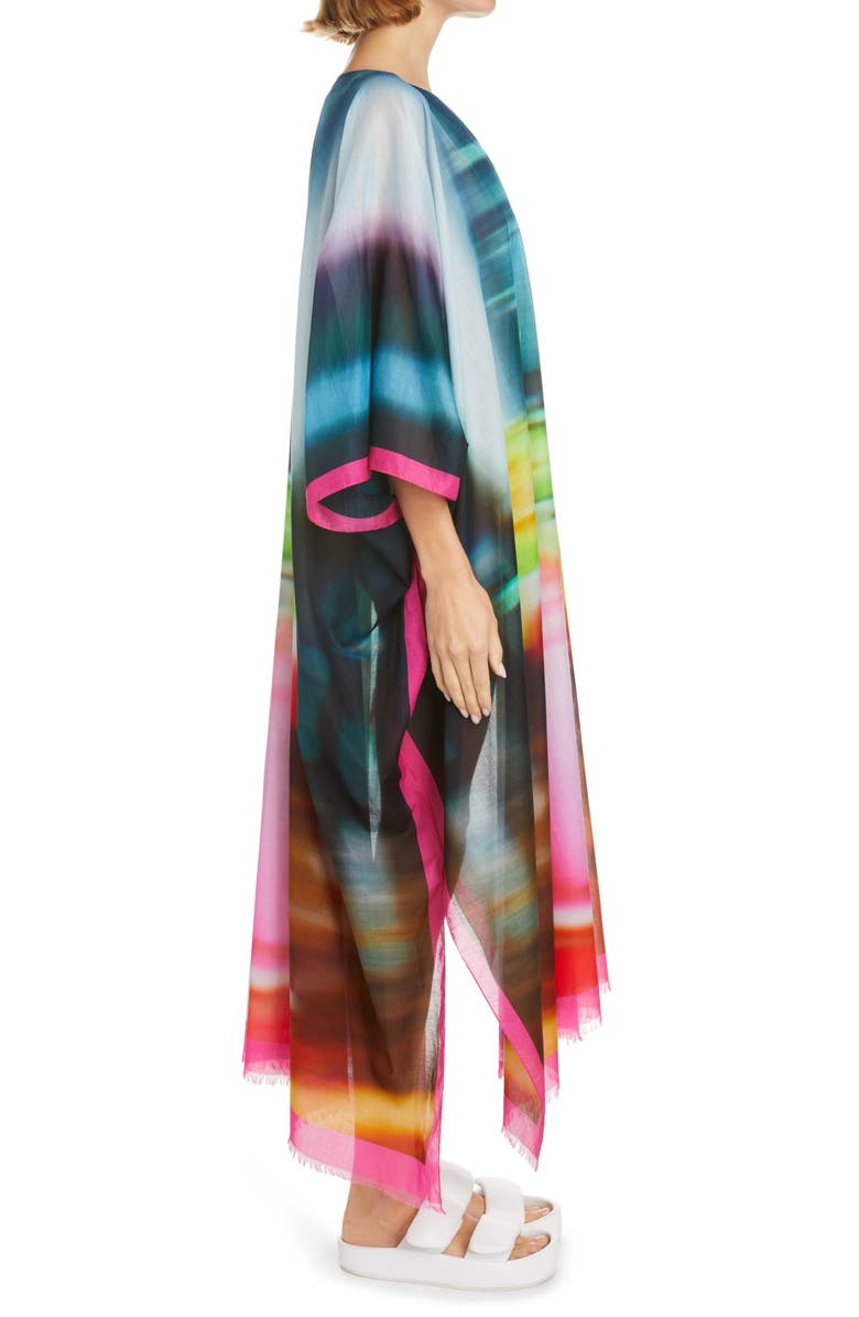 Dries Van Noten Cartland Abstract Print Cotton Kaftan Dress, Alternate, color,