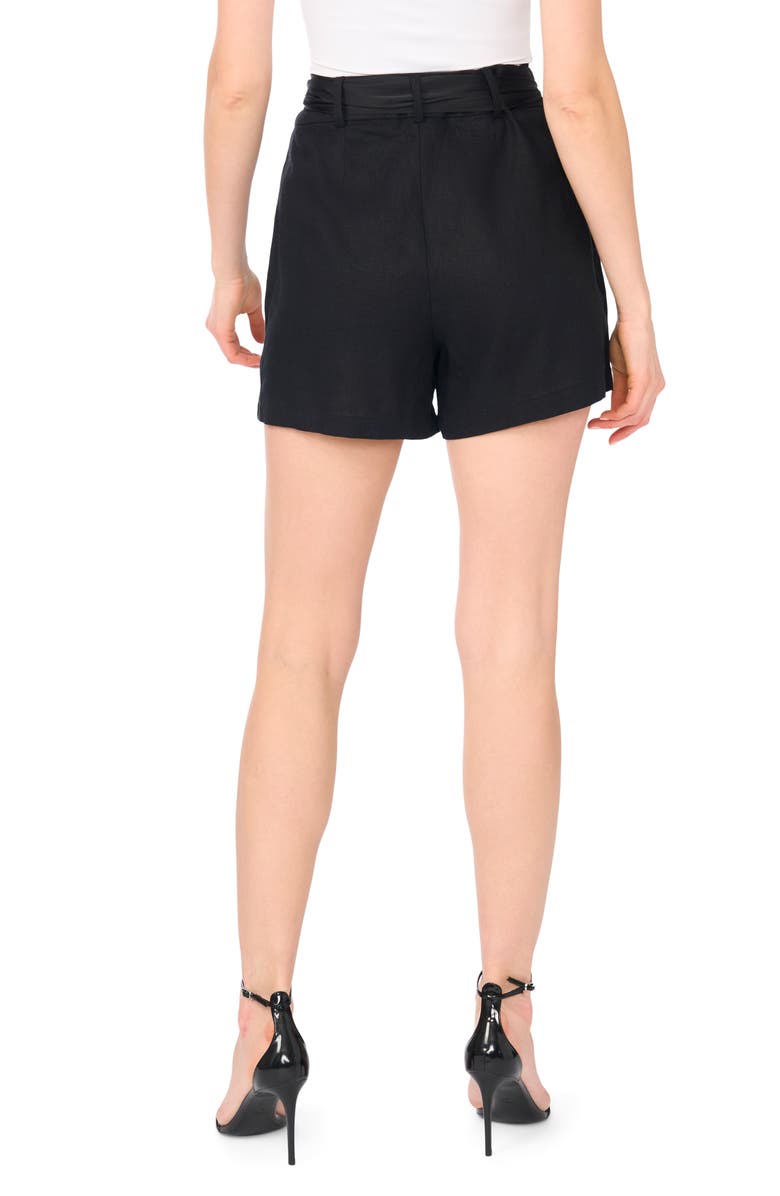 Ted Baker Tie Waist Shorts, Alternate, color, Rich Black