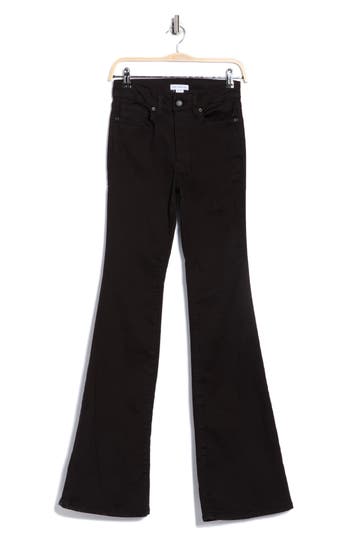 Good American Good Legs Flare Jeans In Black