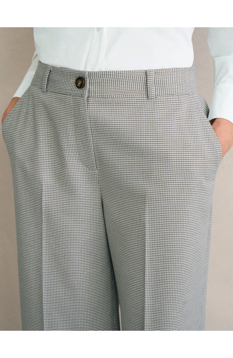 HOBBS LONDON Ellie Wide Leg Tailored Trousers, Alternate, color, Camel Multi