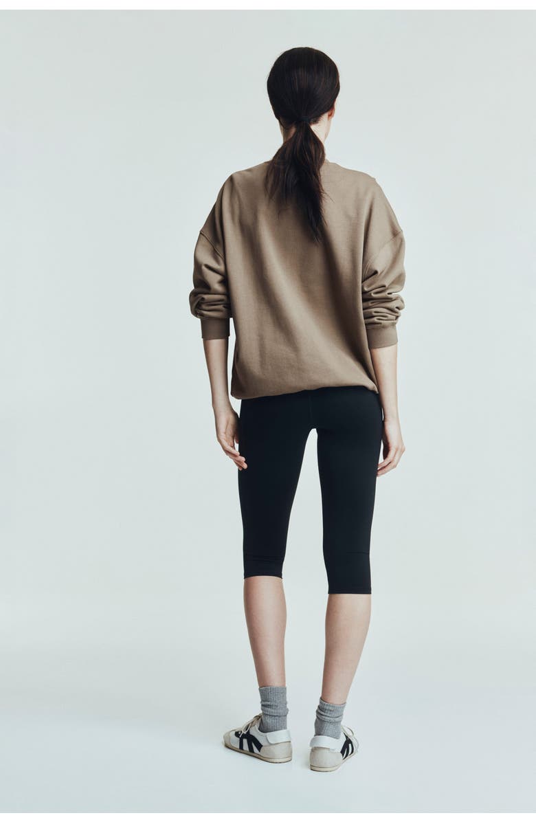 H&M Sports Sweatshirt, Alternate, color, Dark Beige