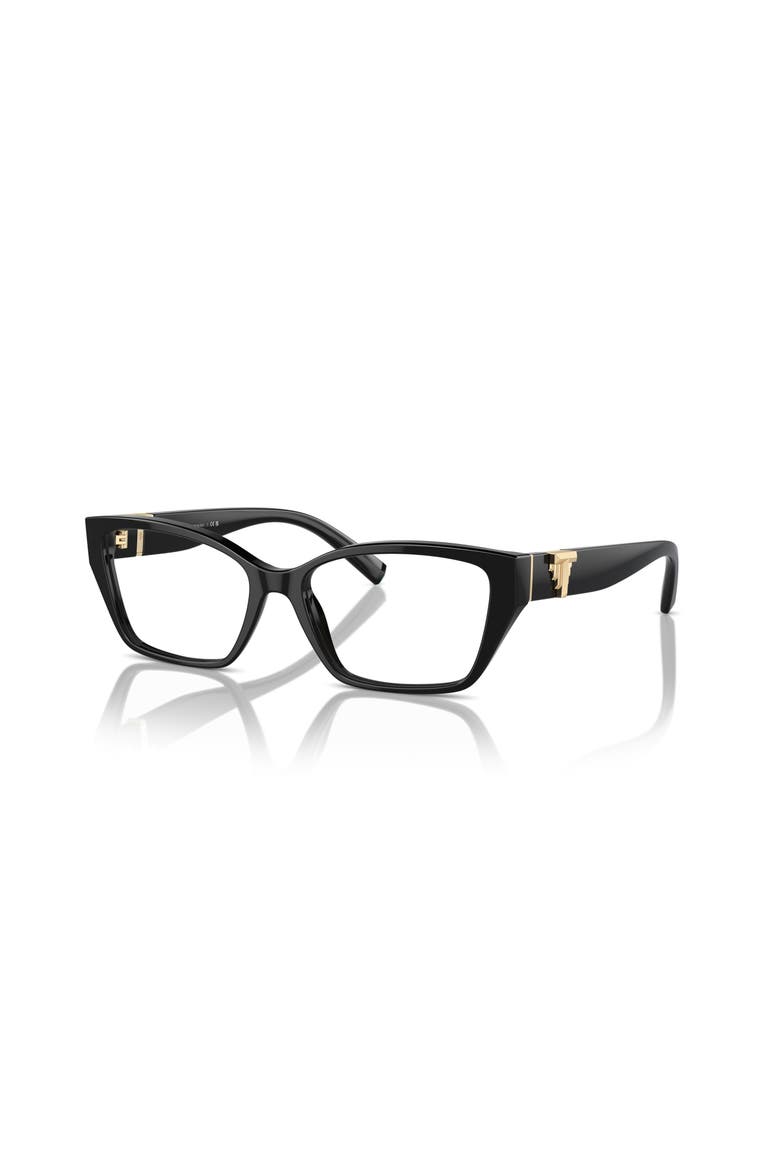 54mm Rectangle optical glasses, Main, color, Black