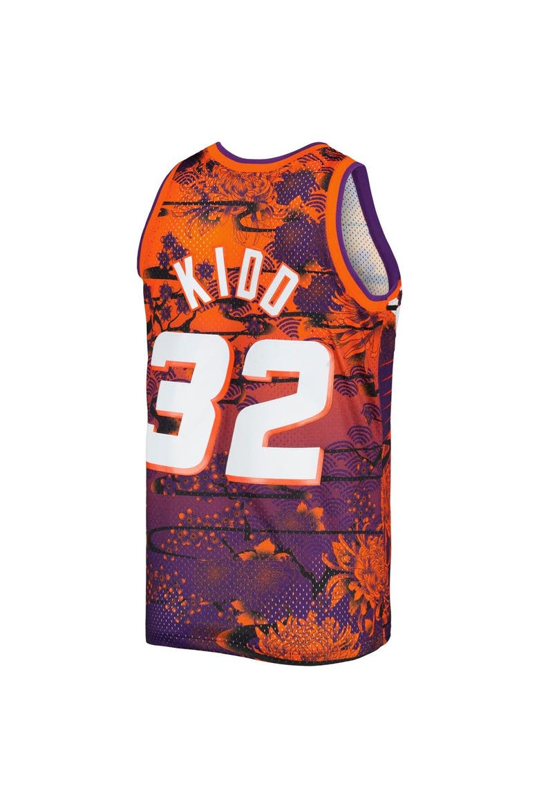 Men's Mitchell & Ness Jason Kidd Orange Phoenix Suns Hardwood Classics Lunar New Year Swingman Jersey, Alternate, color, Orange