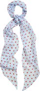 Lost Pattern "Petal Veil" Silk Chiffon Neck Scarf