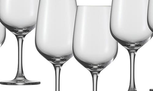 Schott Zwiesel Congresso Set Of 6 Red Wine Glasses In Transparent