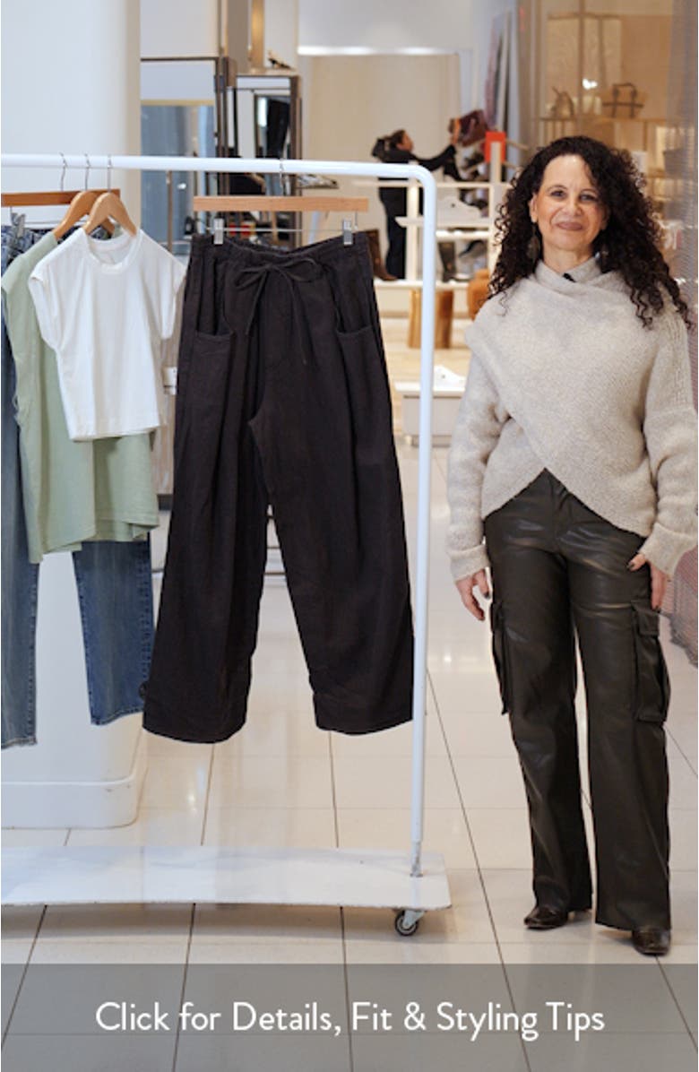 Chambers Drawstring Linen & Cotton Pants, sales video thumbnail