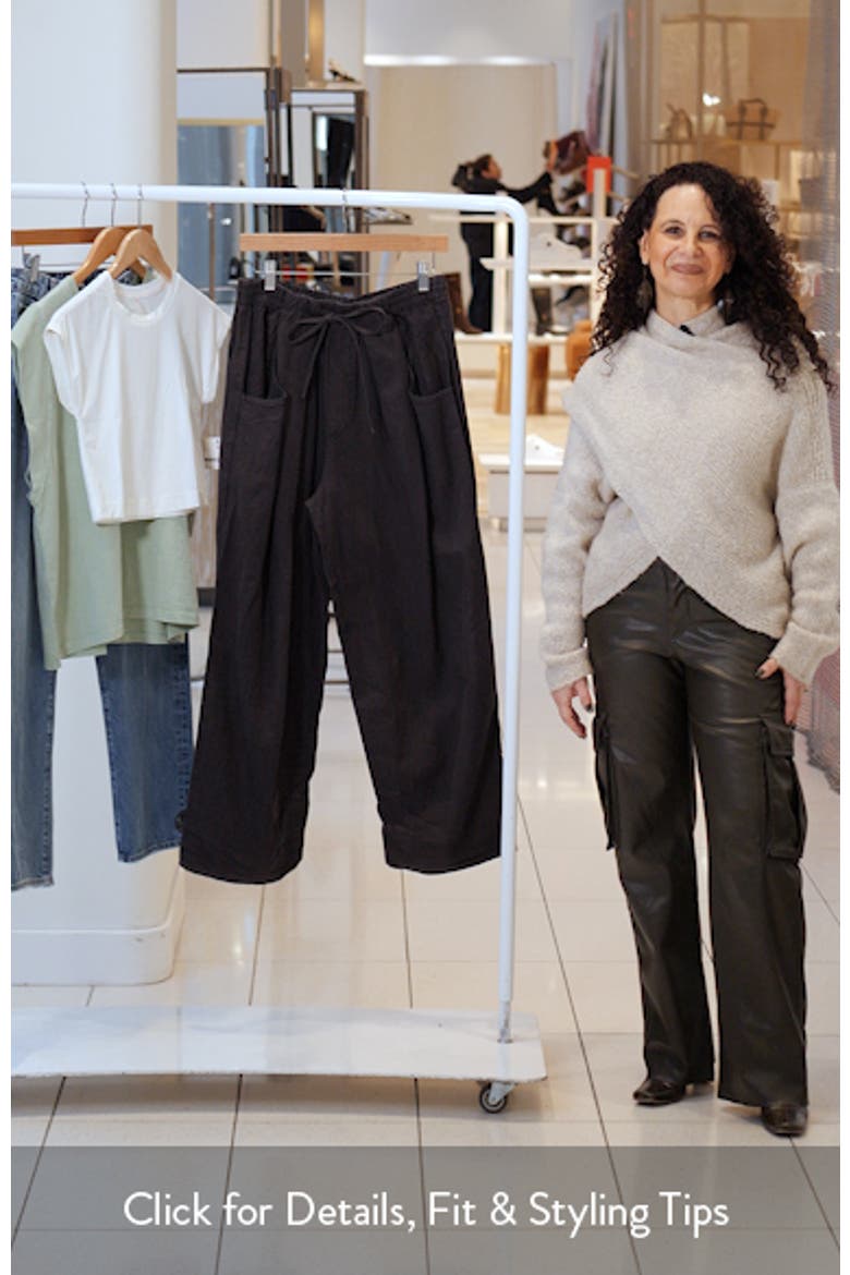 Chambers Drawstring Linen & Cotton Pants video