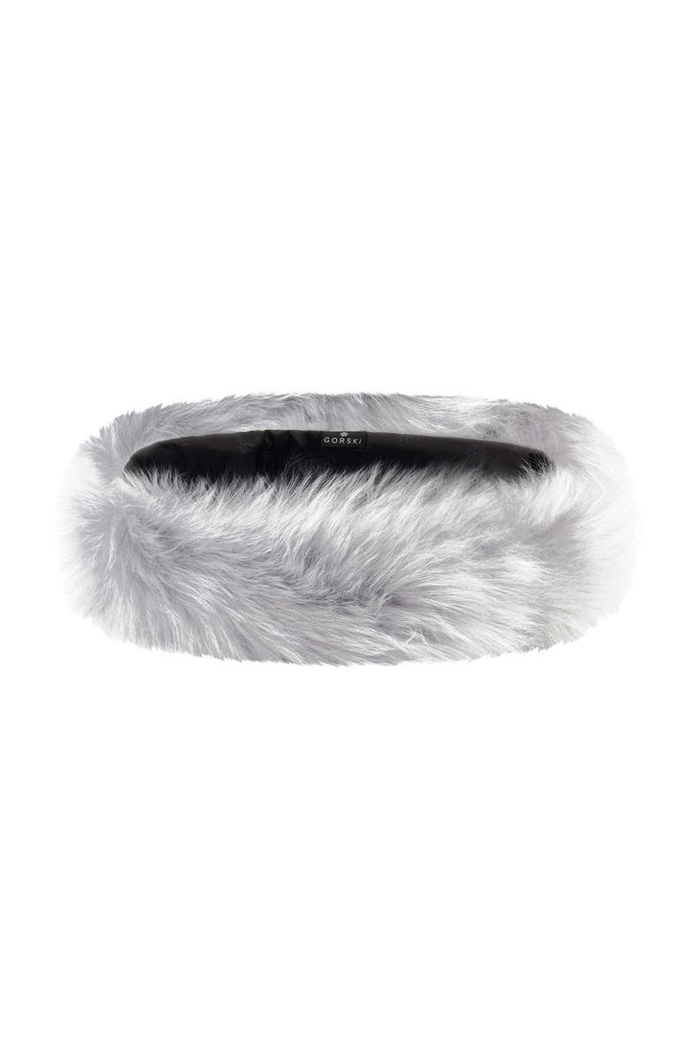 GORSKI Toscana Lamb Headband, Main, color, Gray