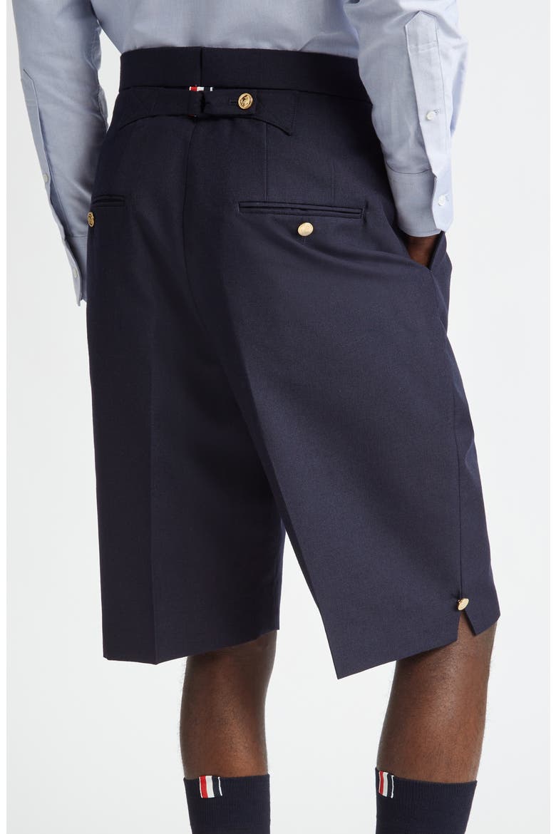 Martingale Virgin Wool Shorts, Alternate, color, NAVY