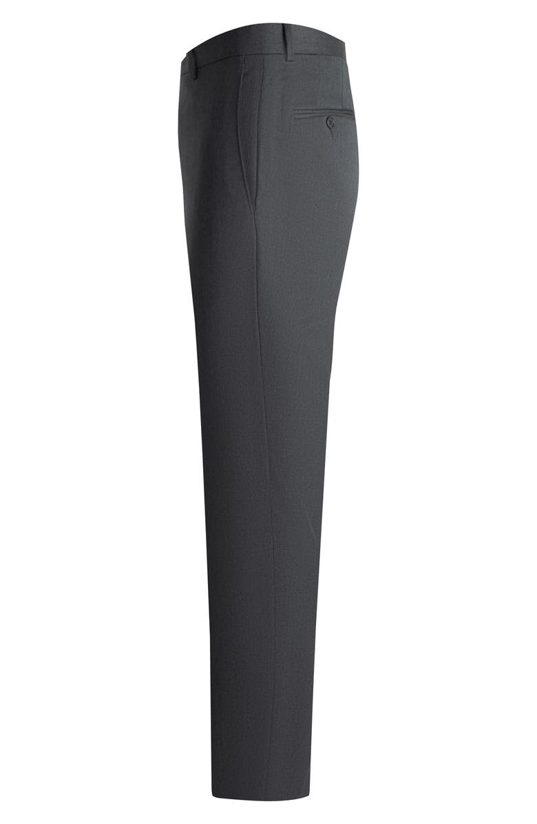 Samuelsohn Flat Front Straight Leg Wool Dress Pants, Alternate, color, 