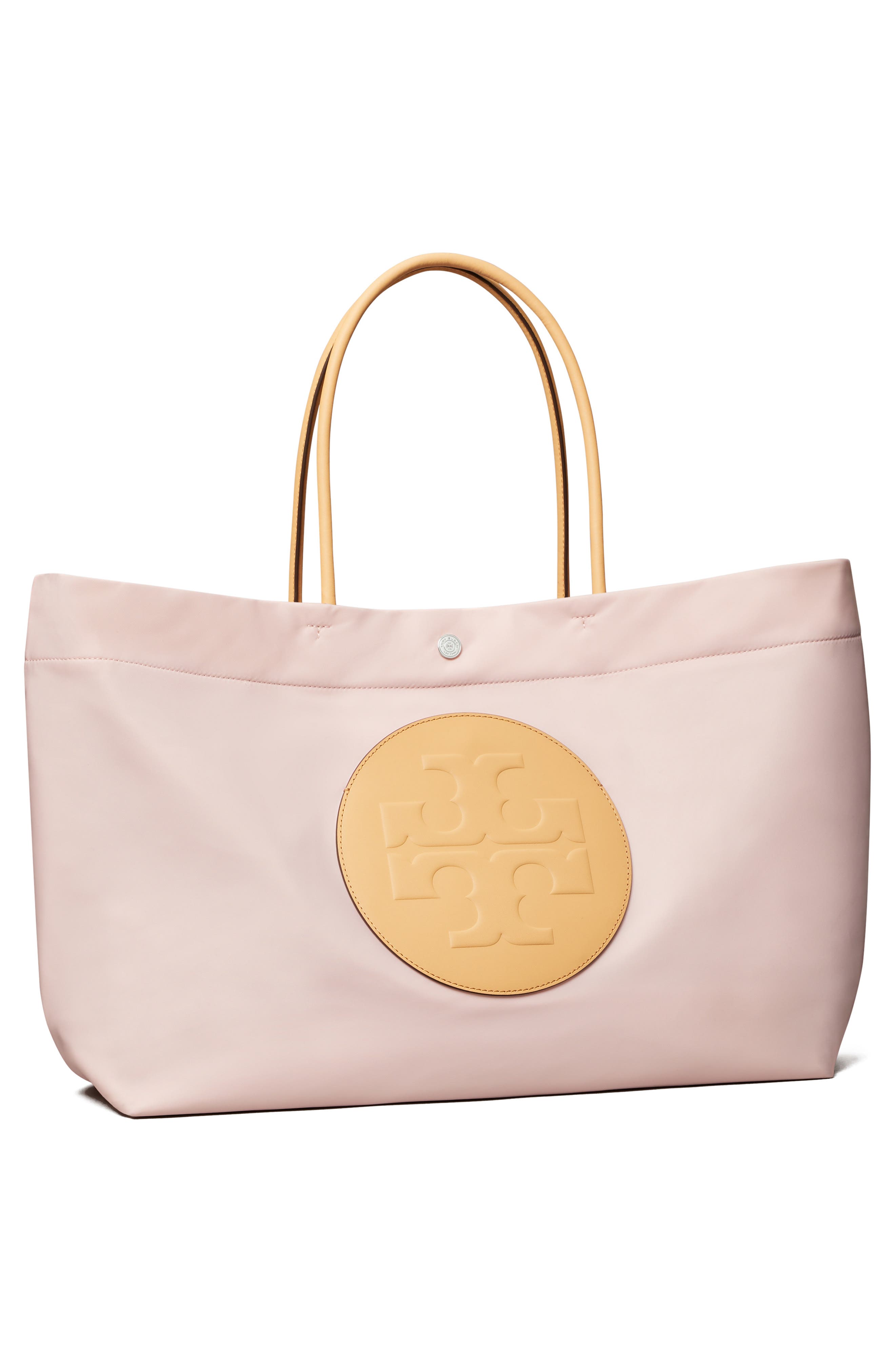 Tory Burch Ella Twist Tote, Alternate, color, Rose Mist
