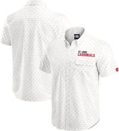 Darius Rucker Collection by Fanatics Men's Darius Rucker Collection by Fanatics Cream St. Louis Cardinals Printed Button-Down Shirt