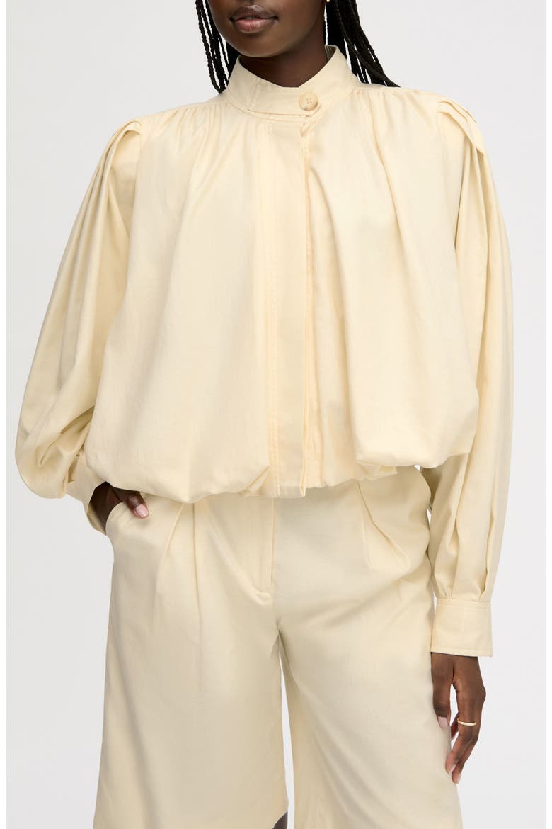 Crop Bubble Trench, Main, color, ALMOND