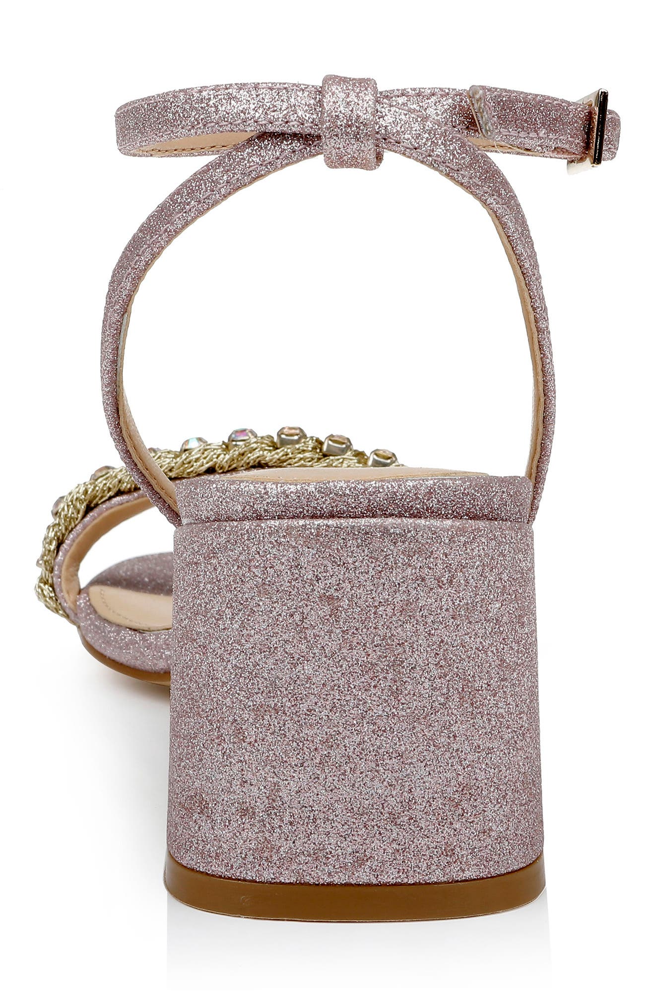 Odonna Embellished Ankle Strap Sandal, Alternate, color, PALE PINK