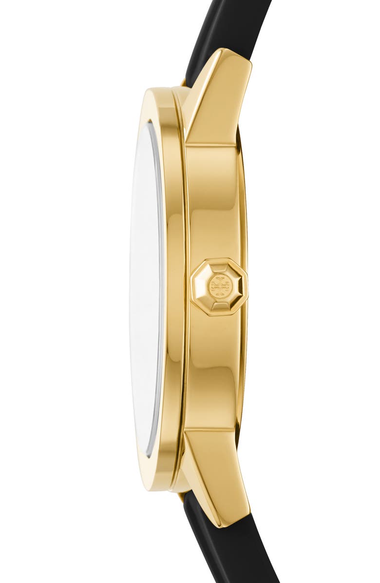 Tory Burch Gigi Silicone Strap Watch, 36mm, Alternate, color, 