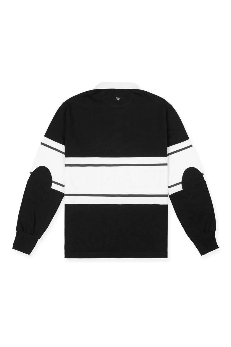 NY Rugby Shirt, Alternate, color, BLACK