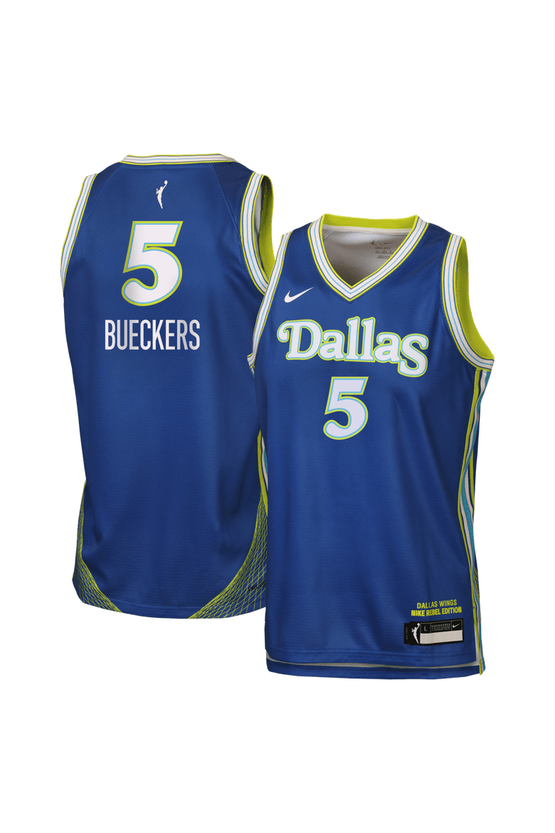 Youth Nike Paige Bueckers Blue Dallas Wings Victory Jersey - Rebel Edition, Main, color, Blue