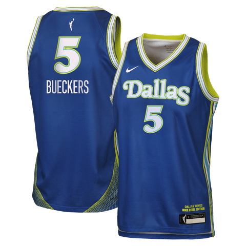 Youth Nike Paige Bueckers Blue Dallas Wings Victory Jersey - Rebel Edition
