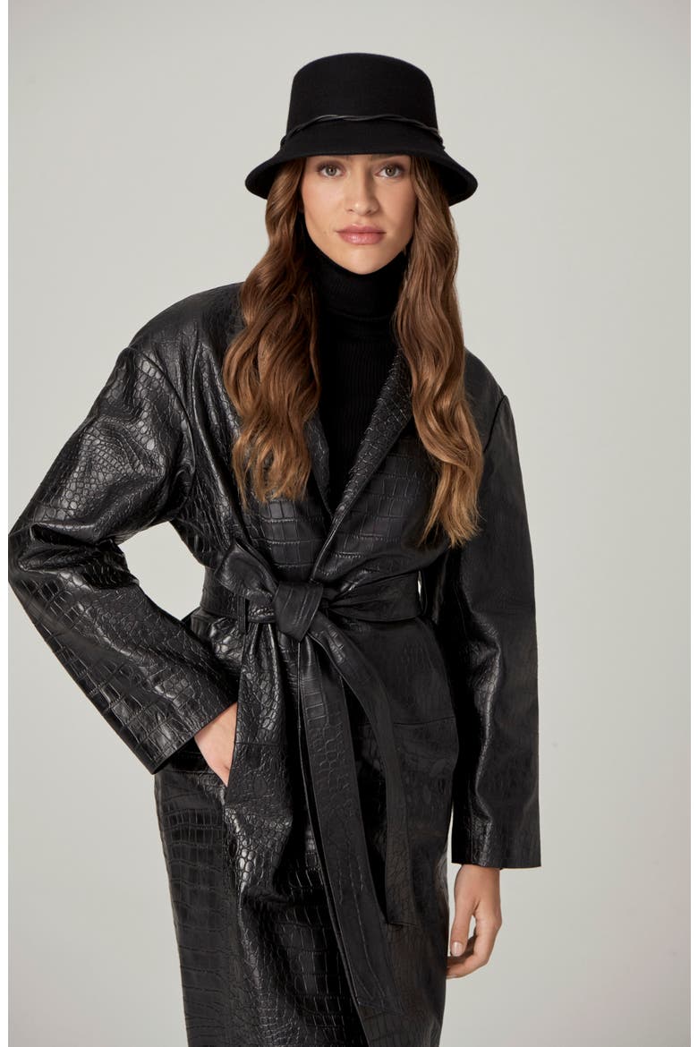 Celeste Wool Bucket Hat, Alternate, color, BLACK