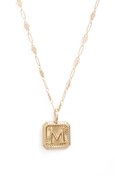 Harlow Initial Pendant Necklace