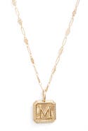 MIRANDA FRYE Harlow Initial Pendant Necklace