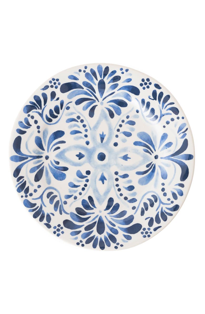Juliska Wanderlust Collection - Iberian Journey Ceramic Salad/Dessert Plate, Main, color, Indigo