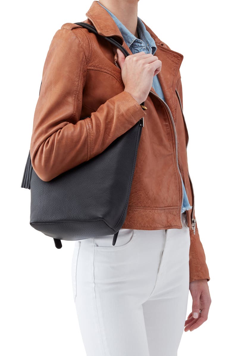 HOBO Blaze Convertible Leather Shoulder Bag, Alternate, color,