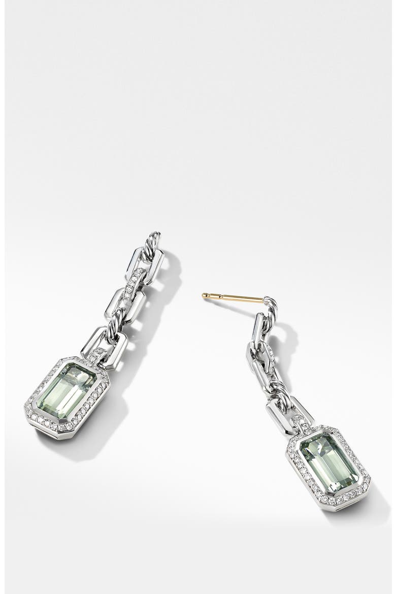 Novella Baguette Drop Earrings, Alternate, color, PRASIOLITE
