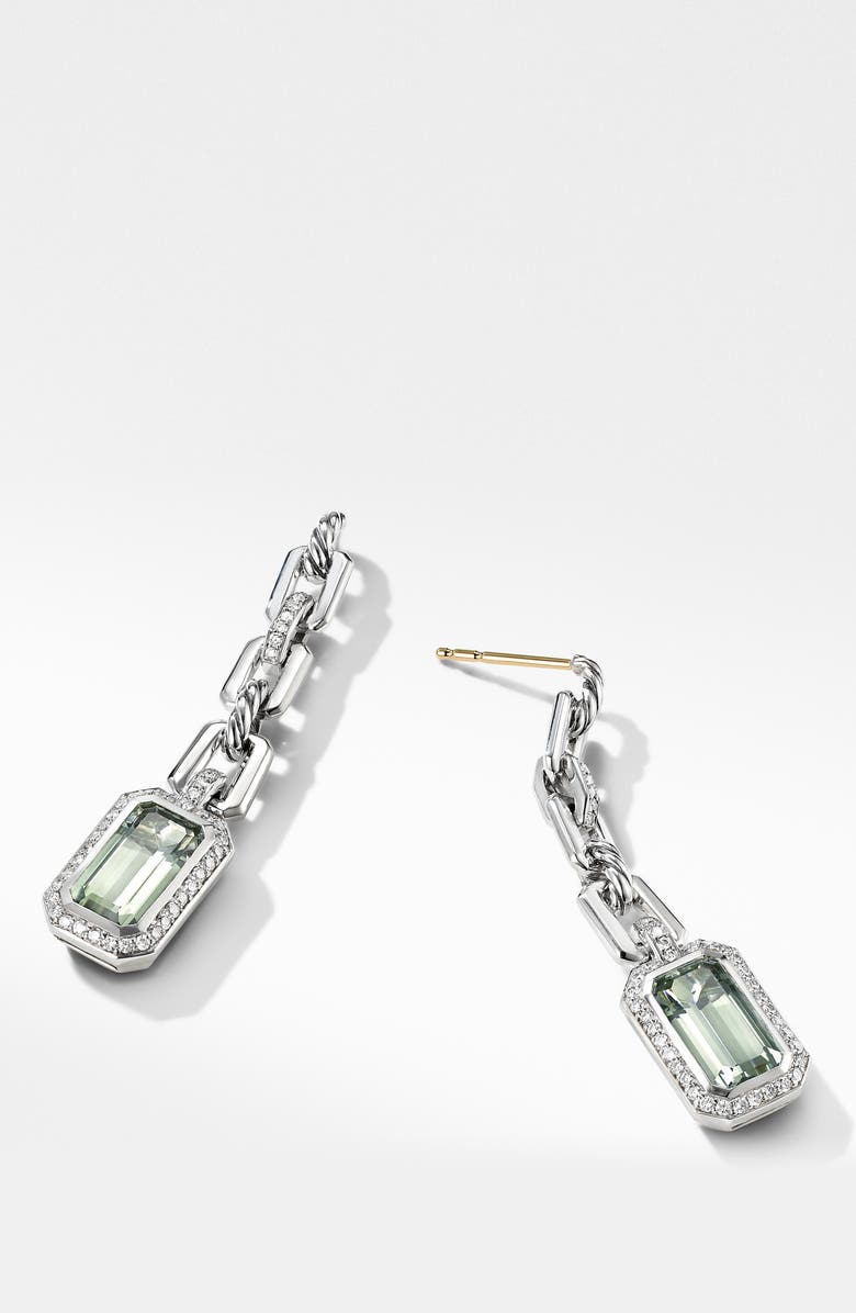 David Yurman Novella Baguette Drop Earrings, Alternate, color,
