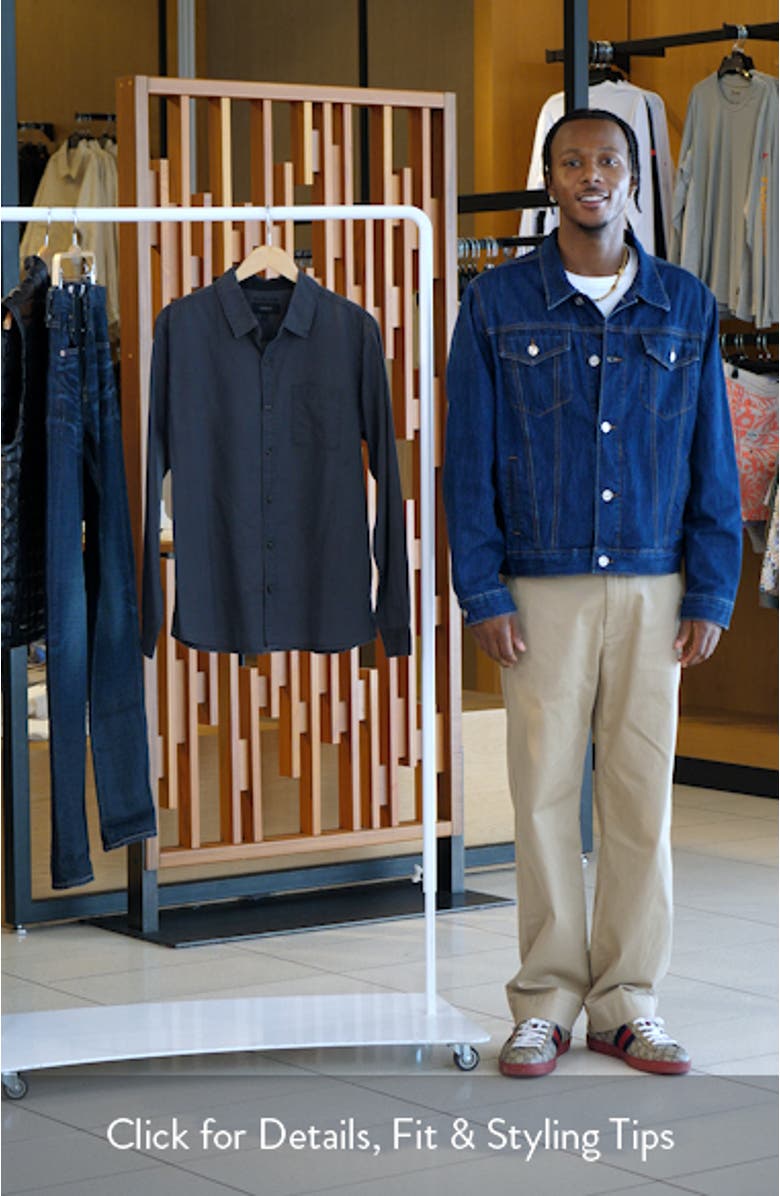 Made to Fade Solid Cotton & Lyocell Button-Up Shirt, sales video thumbnail