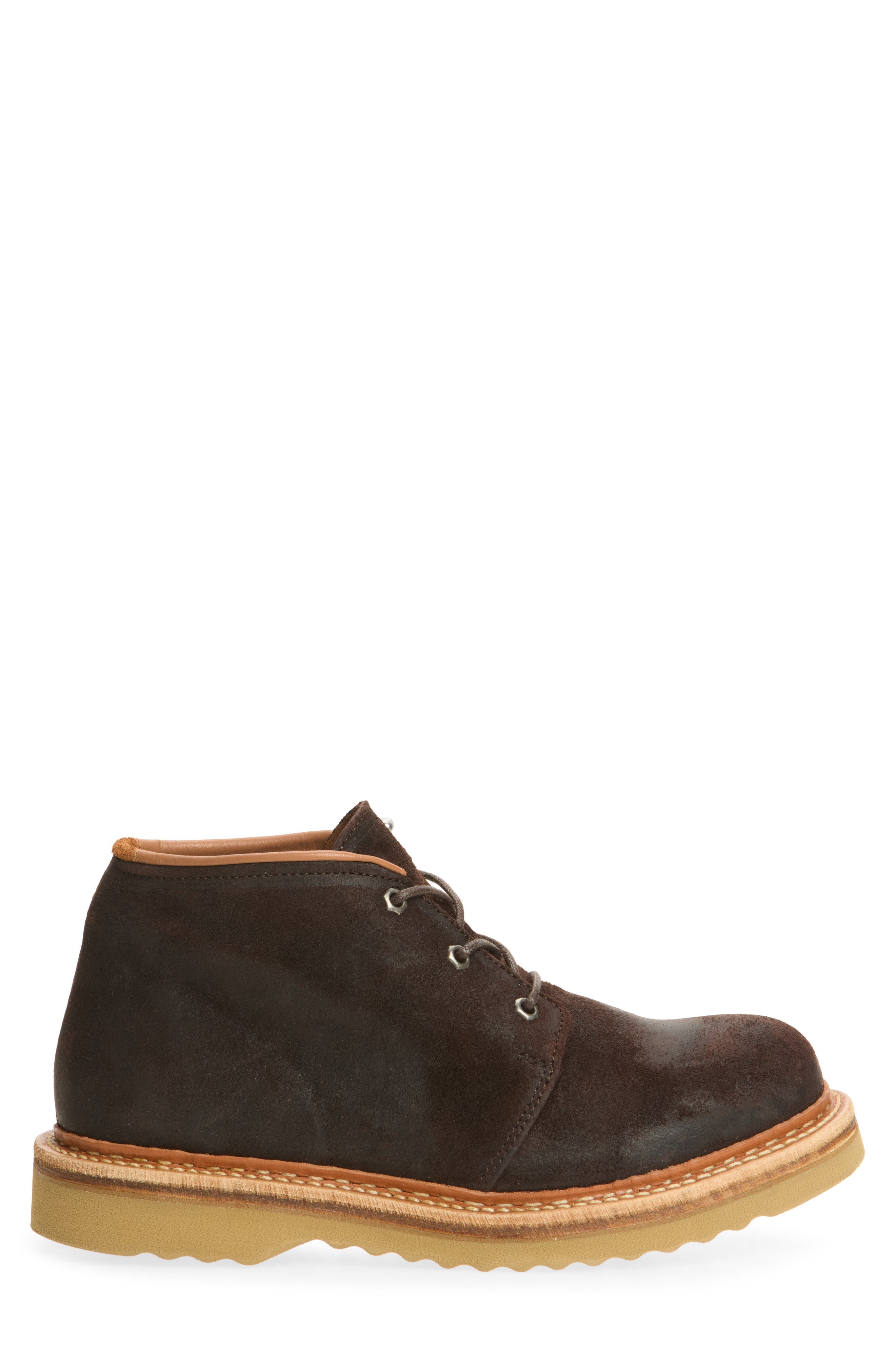 Waxy Leather Chukka Boot, Alternate, color, DARK CHOCO WAXY SUEDE