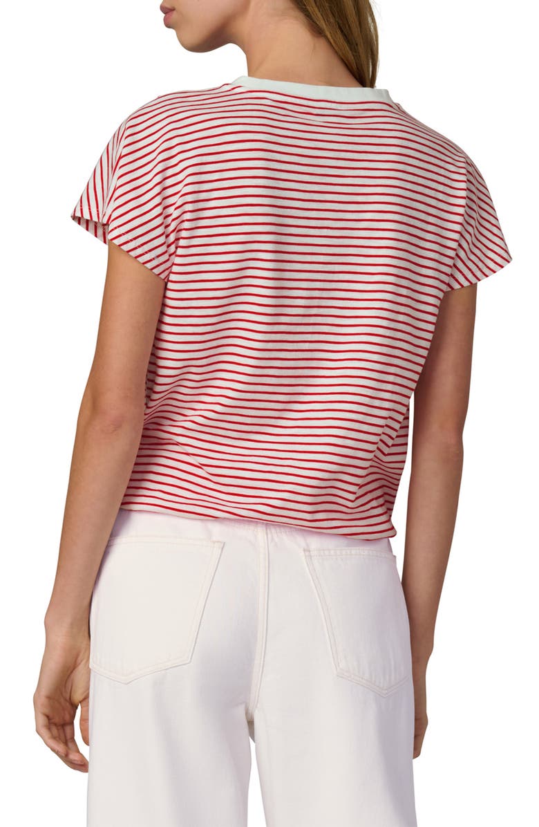 Joe's The Bubble T-Shirt, Alternate, color, Cherry Red/ White S