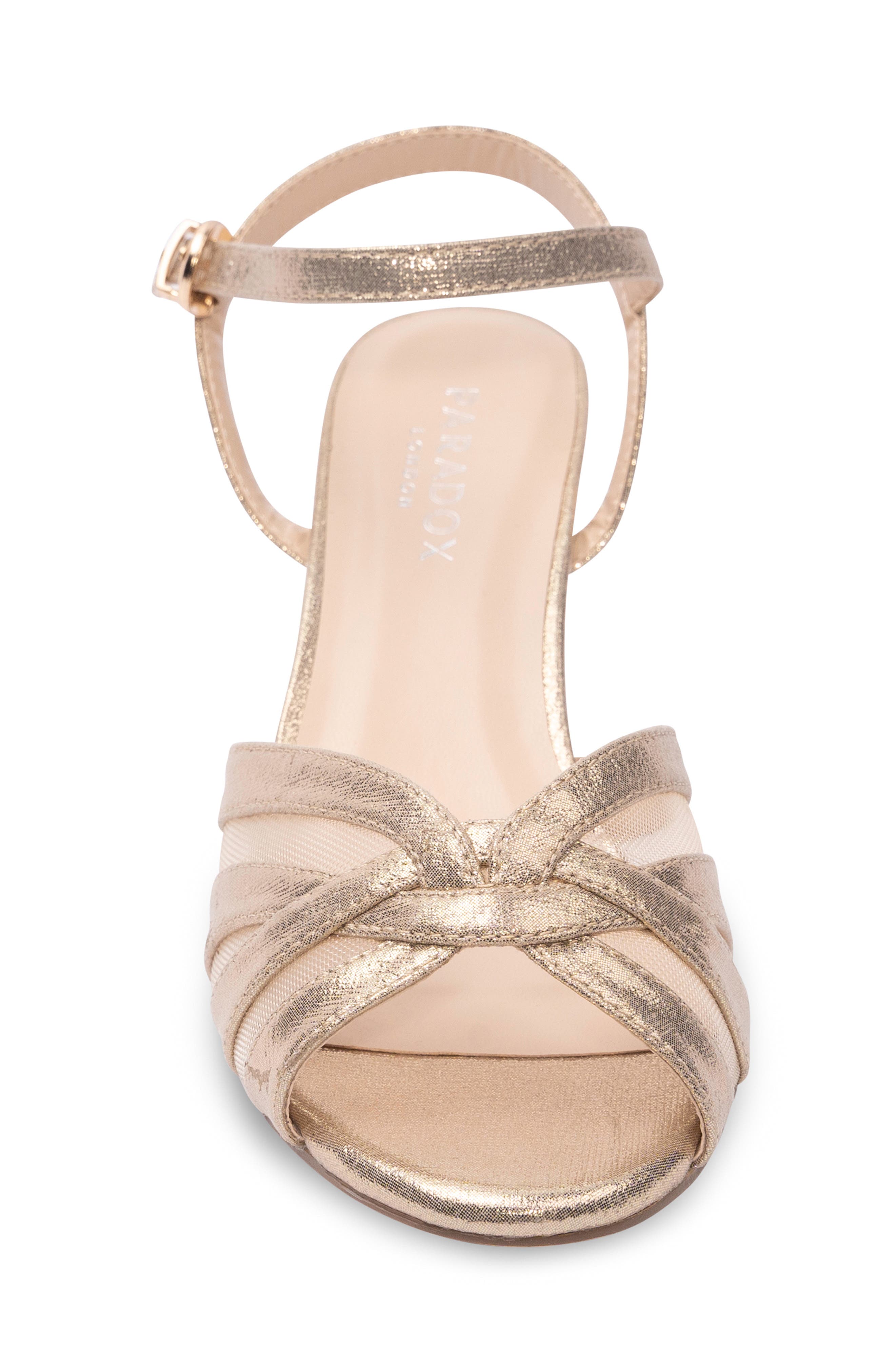 Theresa Ankle Strap Sandal, Alternate, color, CHAMPAGNE