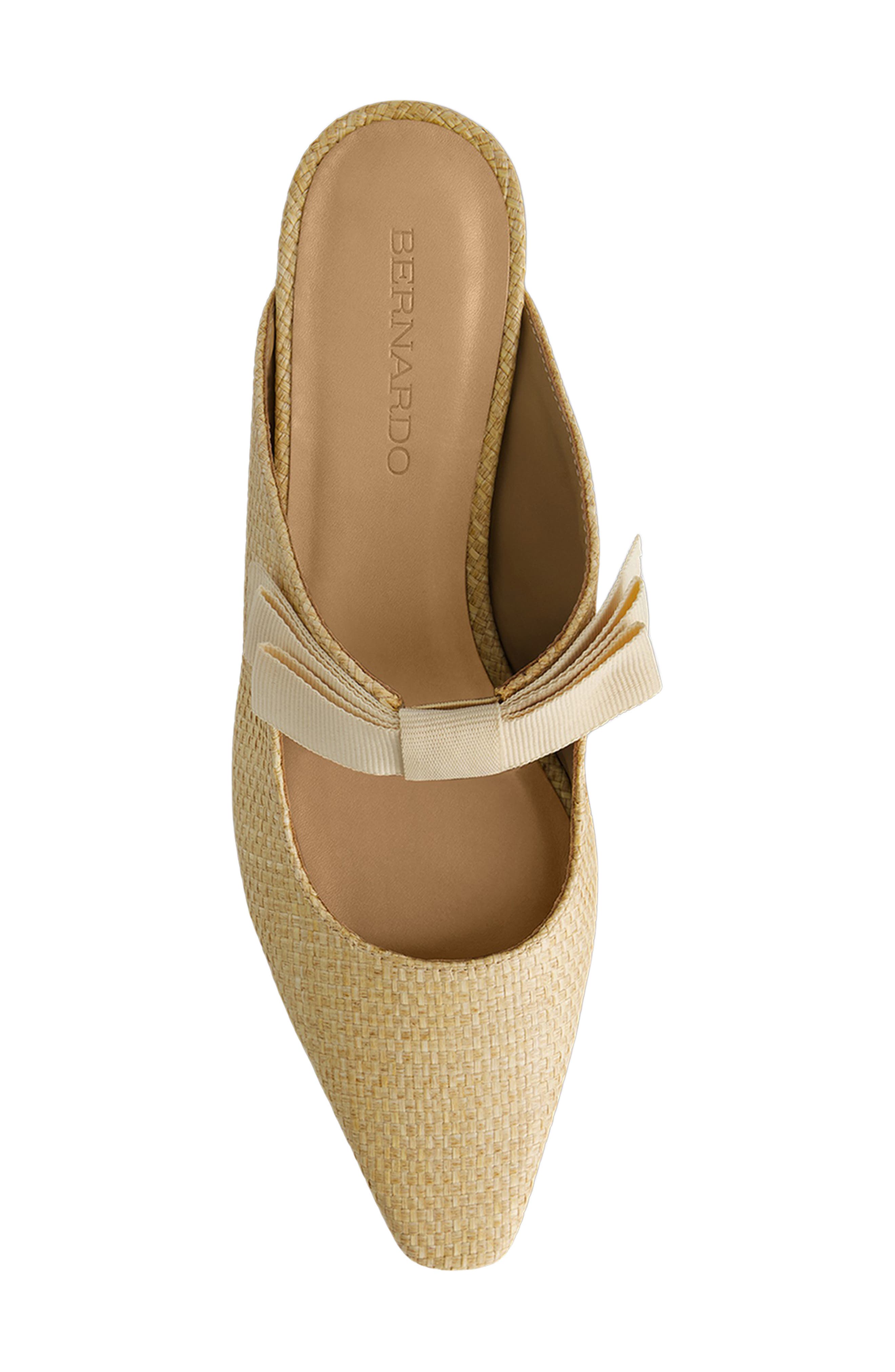 Bernardo Footwear Astrid Mule, Alternate, color, Light Natural Small Cross