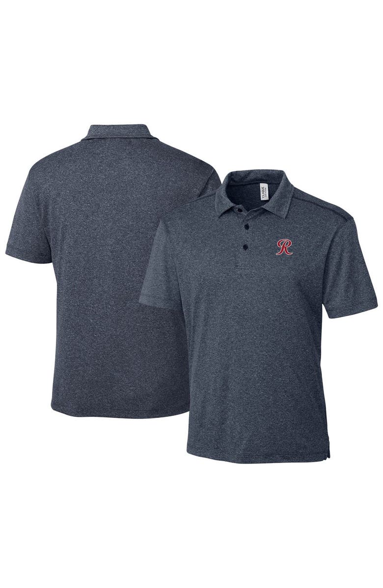 Cutter & Buck Men's Cutter & Buck  Heather Navy Tacoma Rainiers  Clique Charge Active Polo, Main, color, 