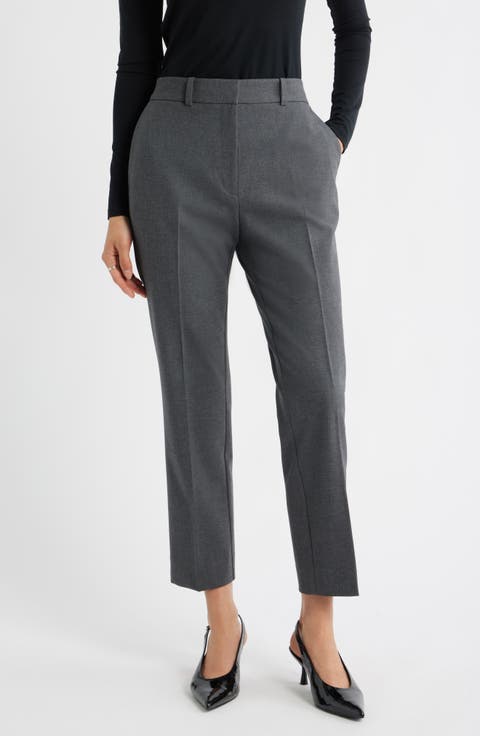 ◆ojos◆ Strap Trimming Capri Pants Grey 24HS-PT02-GR HDE Pull On Capri Pants for Women 21