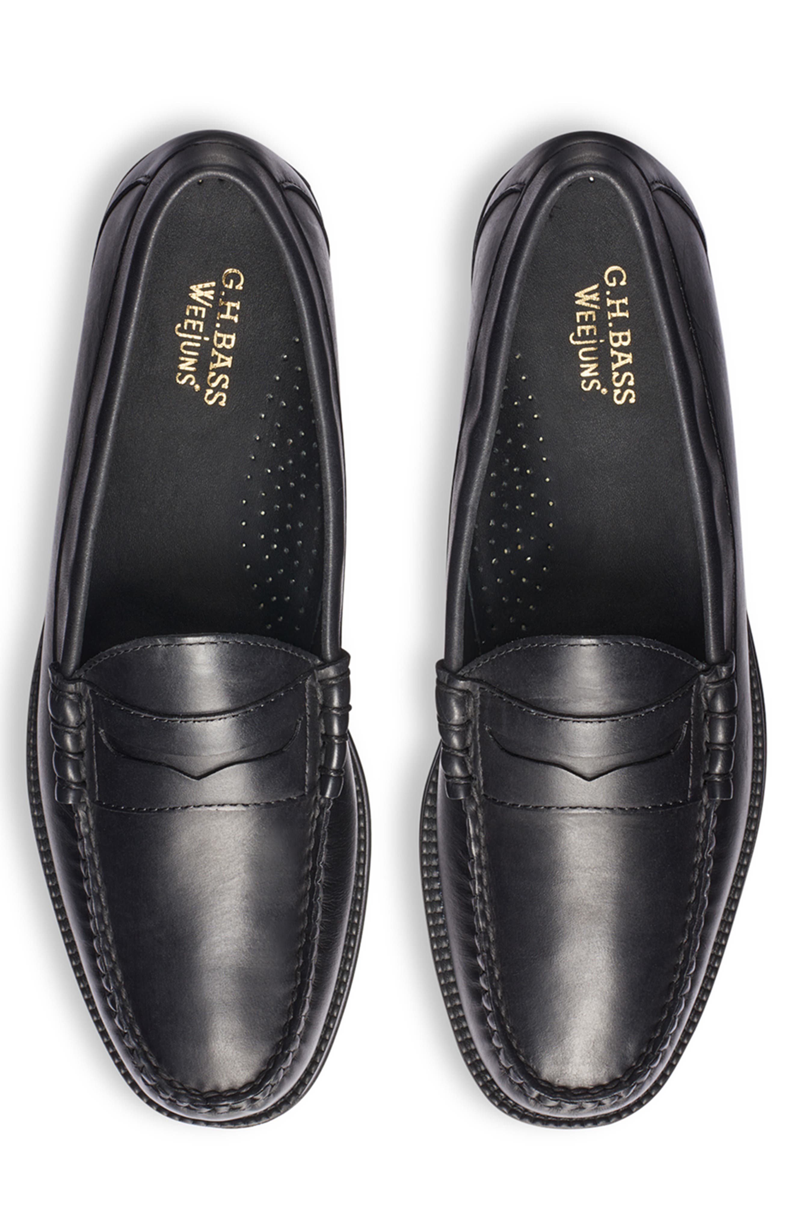 G.H.BASS Larson Weejuns<sup>®</sup> Penny Loafer, Alternate, color, Black