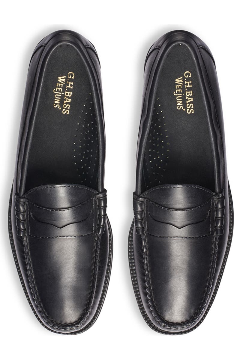 G.H.BASS Larson Weejuns<sup>®</sup> Penny Loafer, Alternate, color, Black